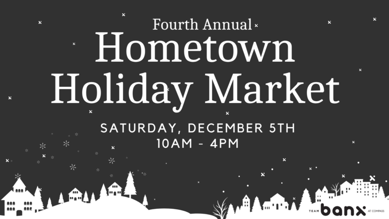 2026 Hometown Holiday Market - Facebook Event Banner