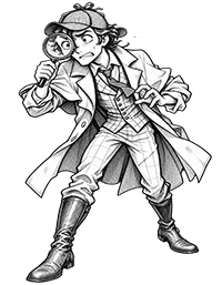 Ian Smeagleton- An Anxious Victorian Detective Searching sm