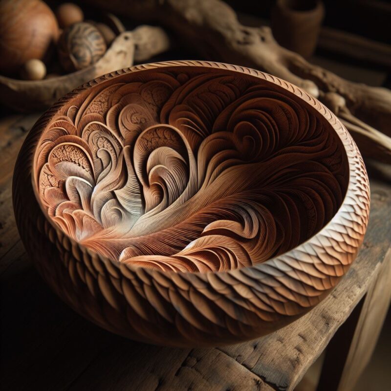 Crafted Wood Bowl