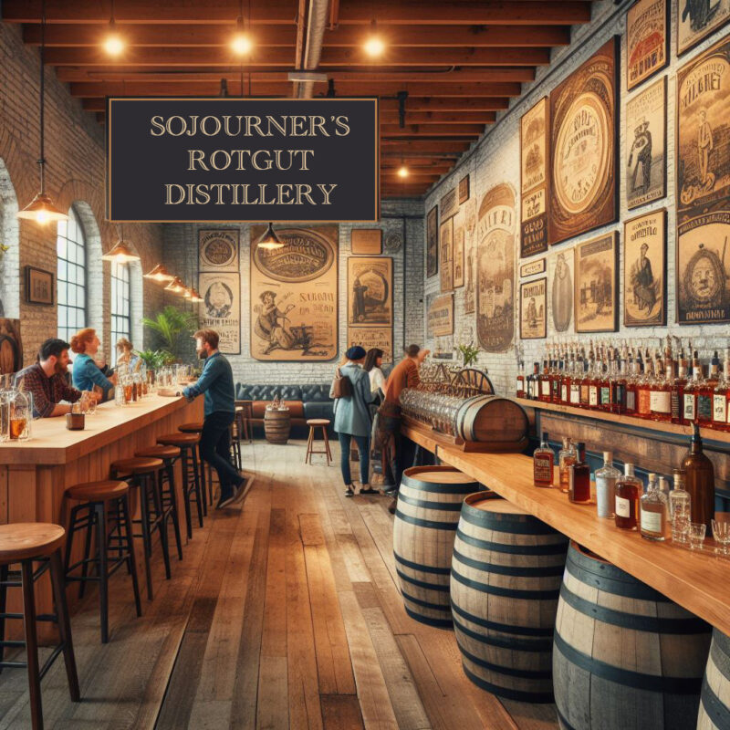 Distillery tasting room