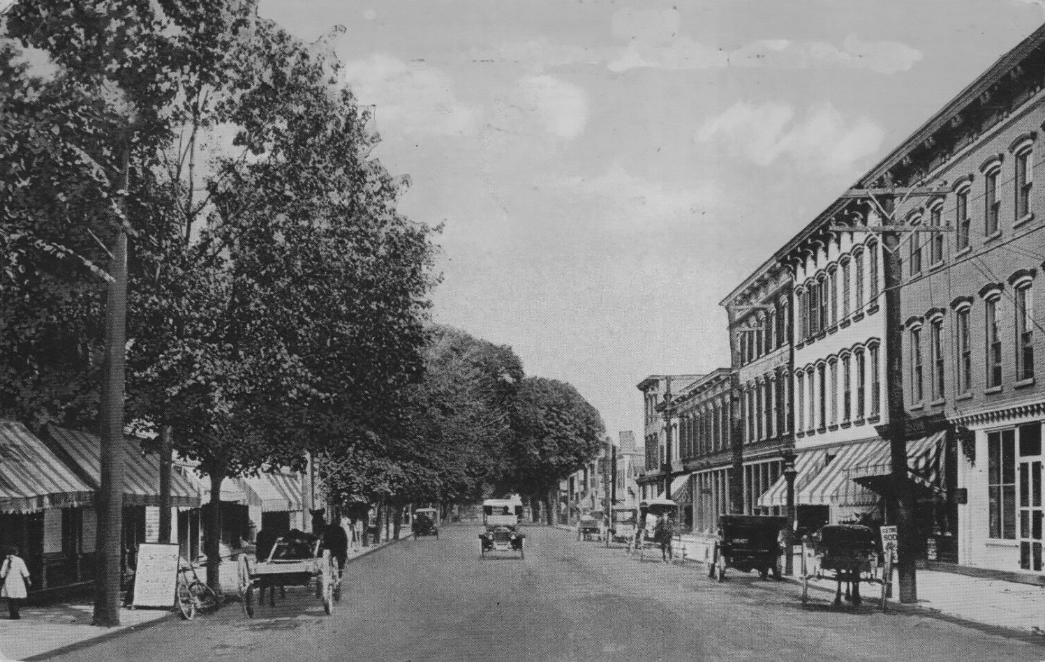East Market Street, Rhinebeck NY, Dutchess County 1916