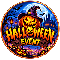 Glowing Halloween Event Badge