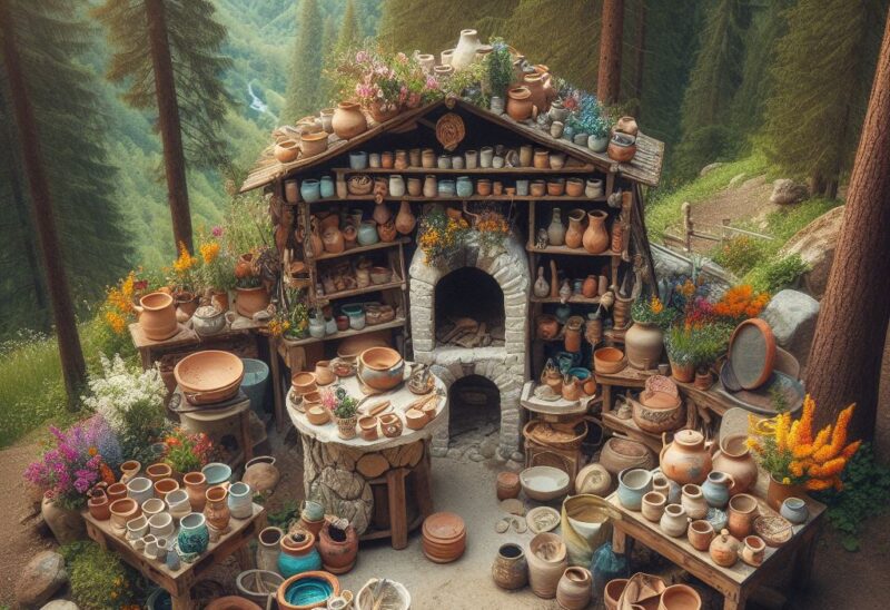 Handmade pottery studio