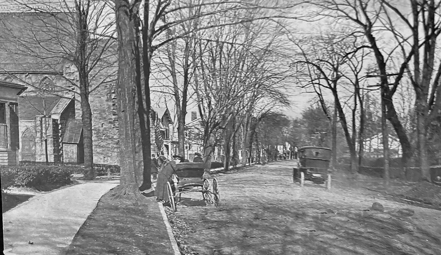 Looking North On Broadway In Tarrytown NY, Westchester County NY 1911