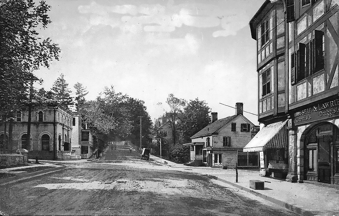 Looking South On Broadway From Main Street, Tarrytown NY, Westchestyer County 1905