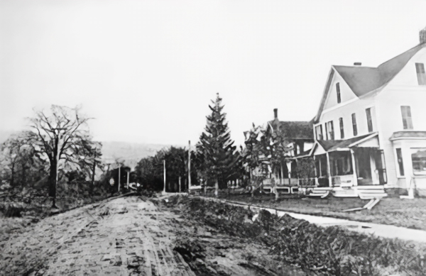 Main Street, Livingston Manor NY, Sullivan County c1907