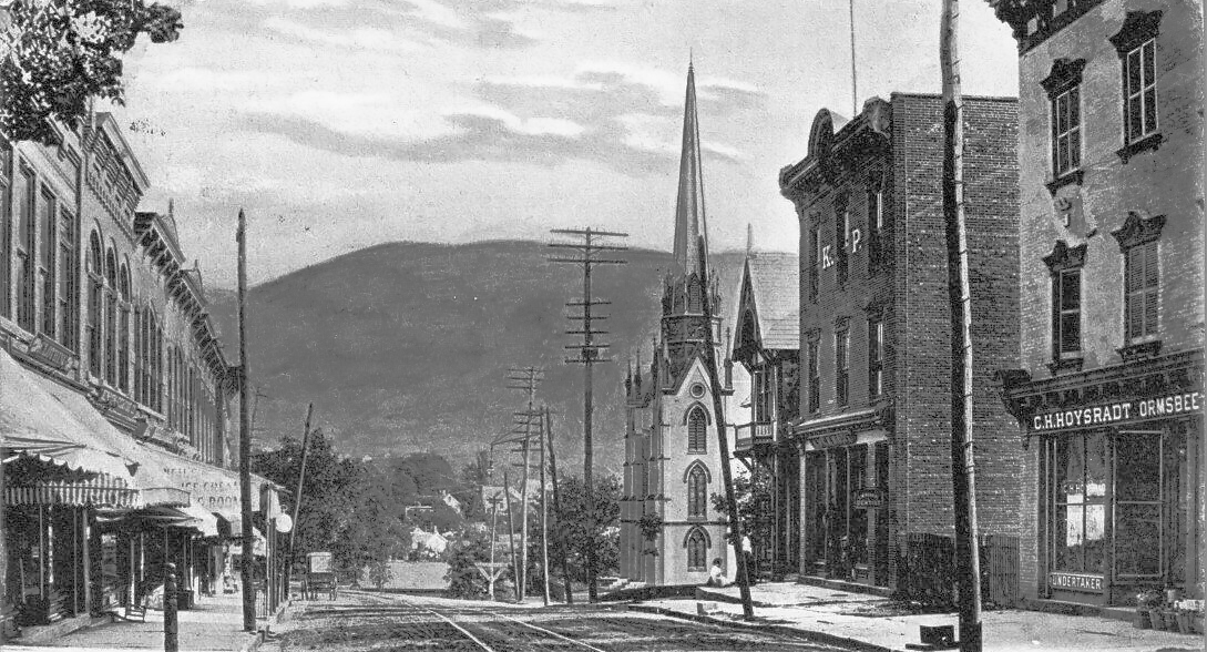 Main Street, Matteawan NY (Beacon), Dutchess County 1905