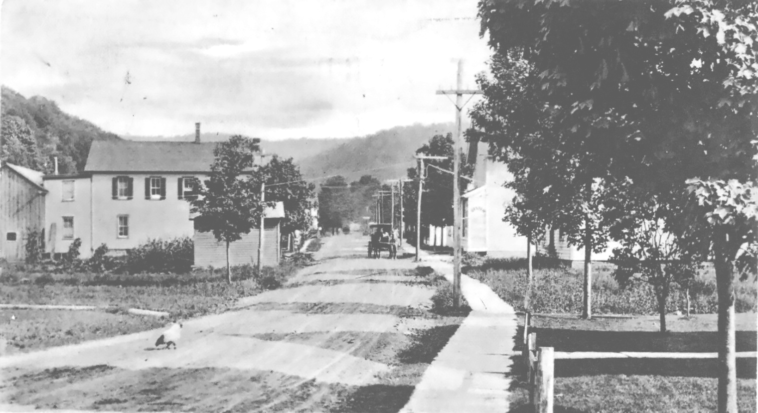 Main Street, Roscoe NY, Sullivan County 1906