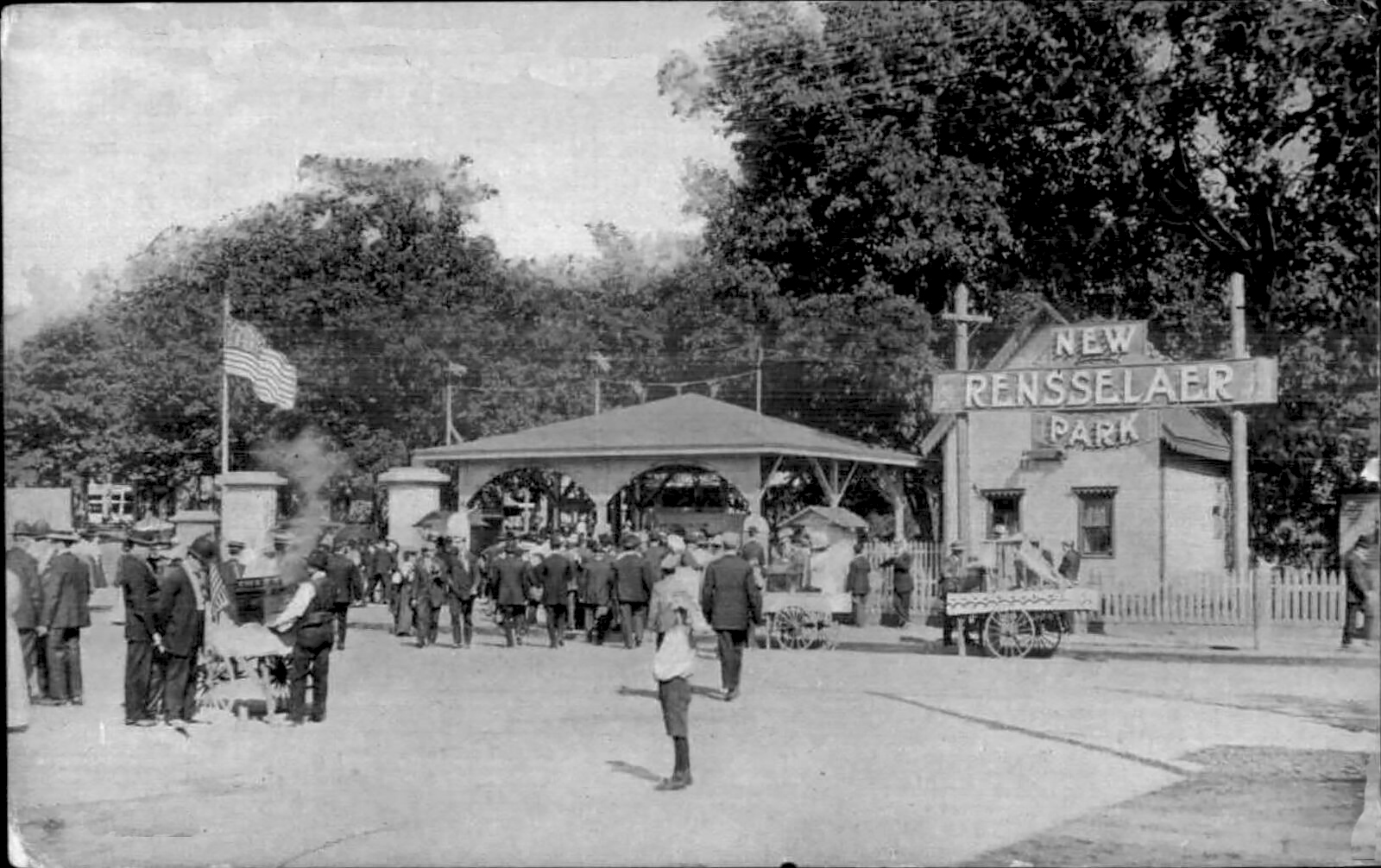 New Rensselaer Amusement Park, Troy NY c1910, Rensselaer County