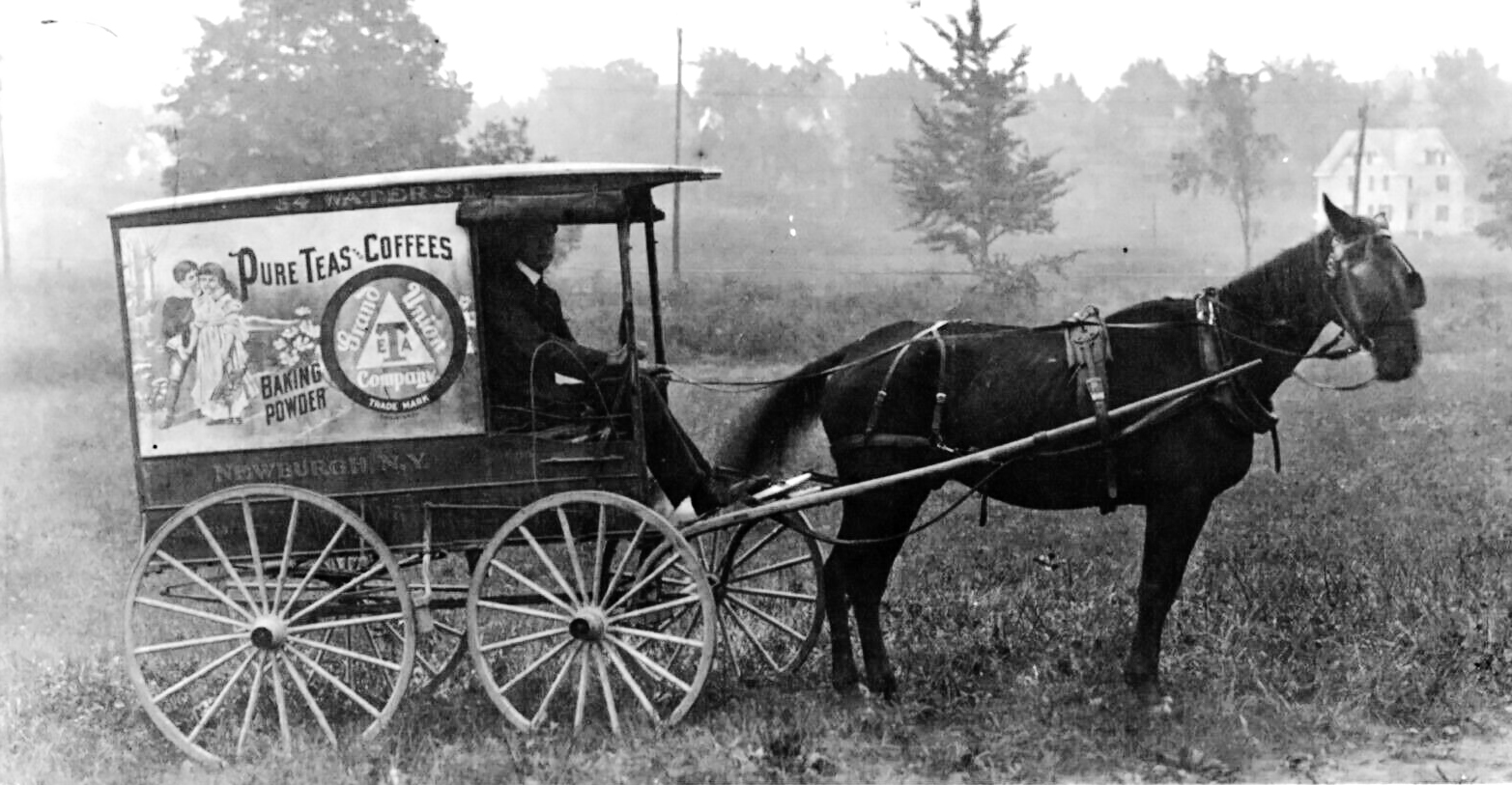 Newburgh NY, Grand Union Tea Co Delivery Wagon