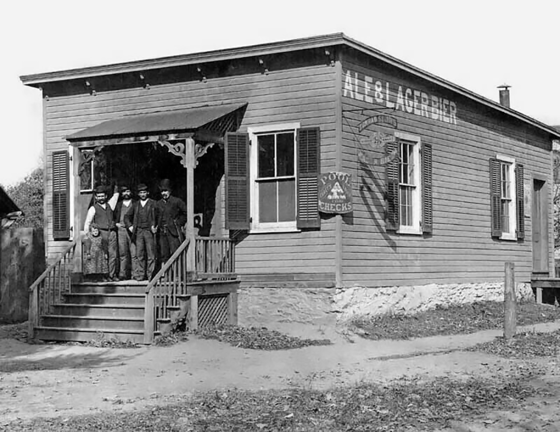 Pool & Beer Parlor, Staatsburg NY, Dutchess County 1887