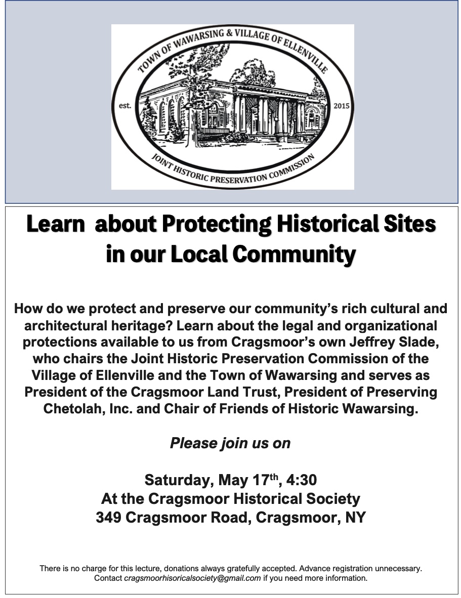 Proctecting our Local Historical Sites