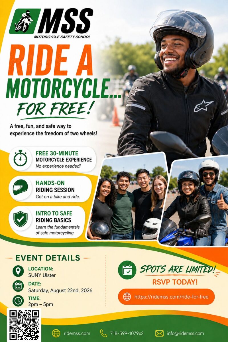 SUNY Ulster - Free Ride Flyer