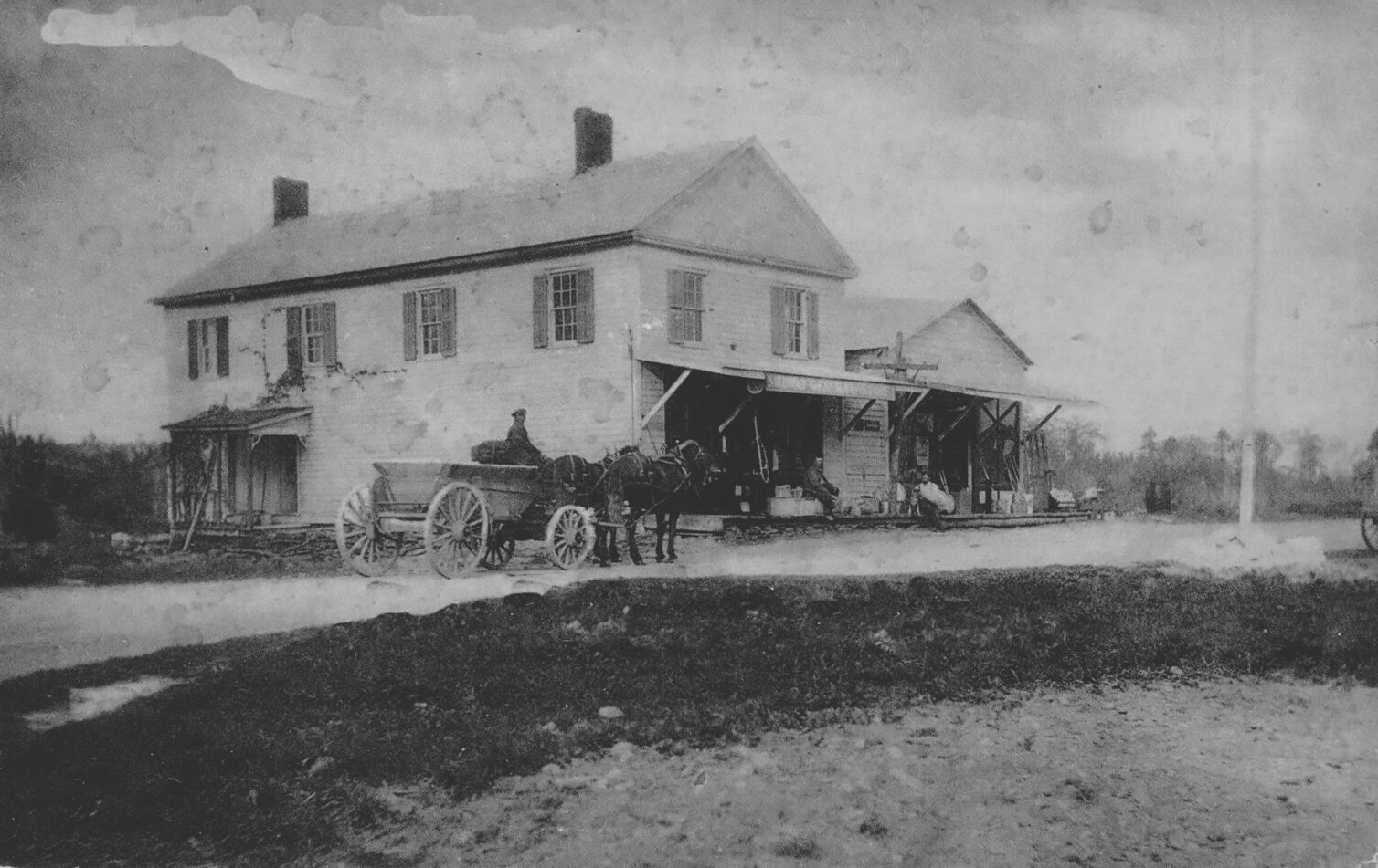Store & Post Office, Medway NY, Greene County c1904