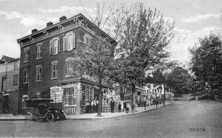 The Corner Of Schatzel Ave & Charles Street, Rhinecliff NY, Dutchess County c1916