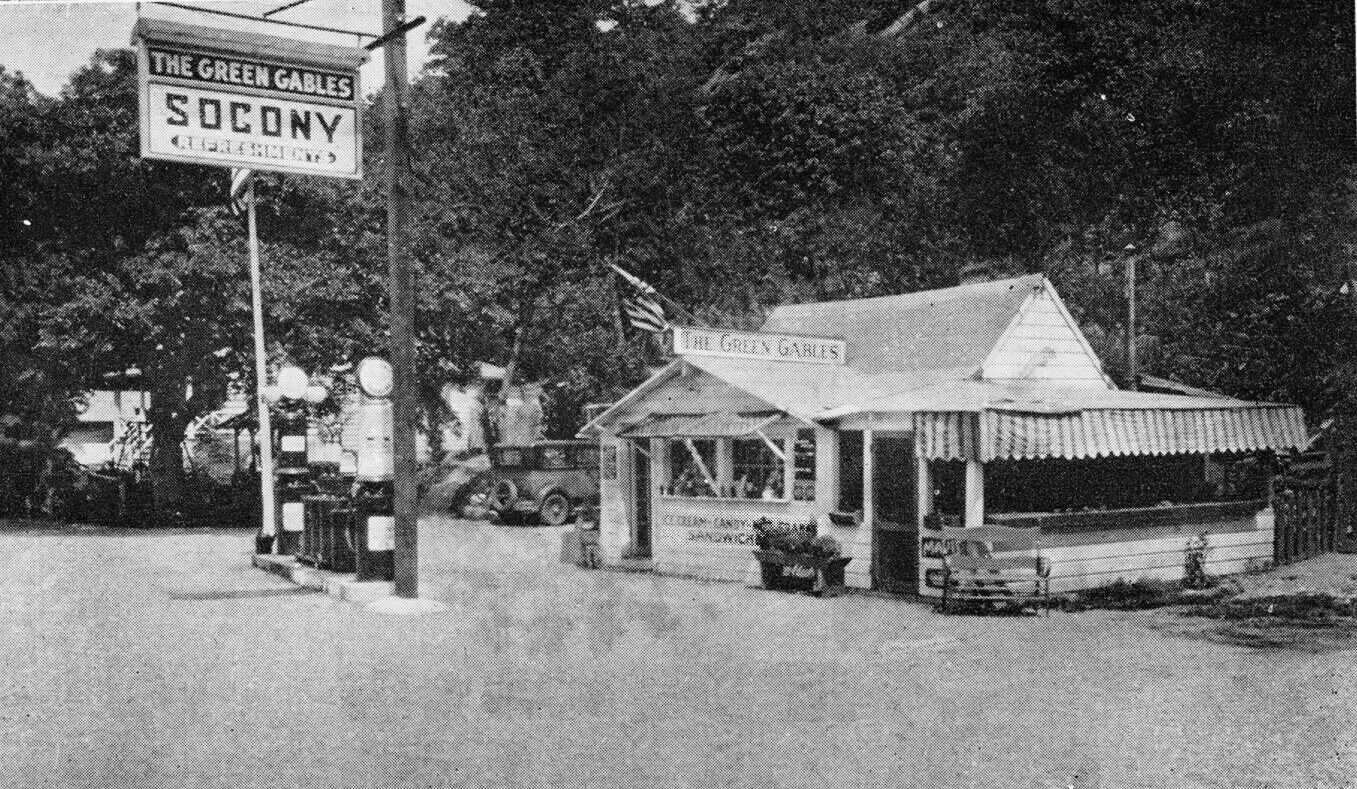 The Green Gables Gas Station, Albany Post Road, South of Fishkill, Dutchess County