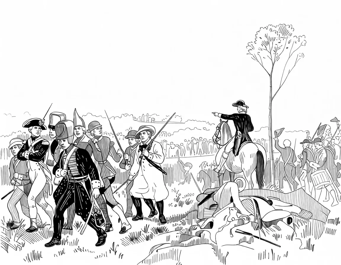 The battle of Bennington