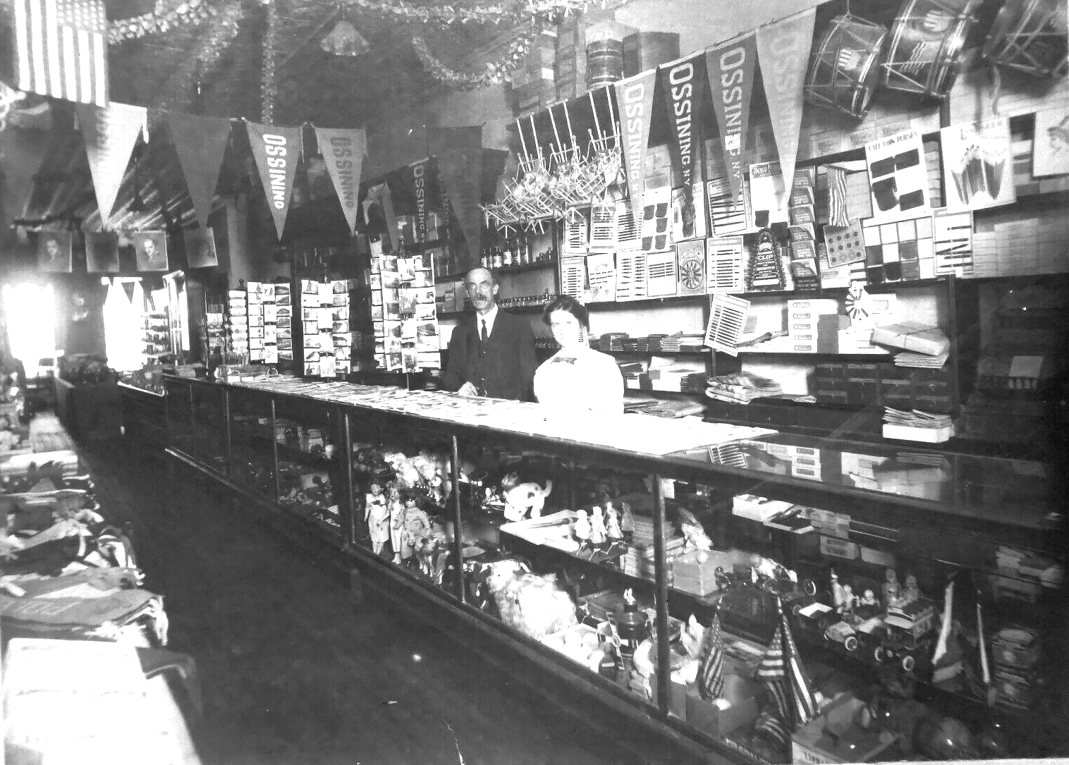 Toy & Staionary Store, Ossining NY, Westchester County 1910