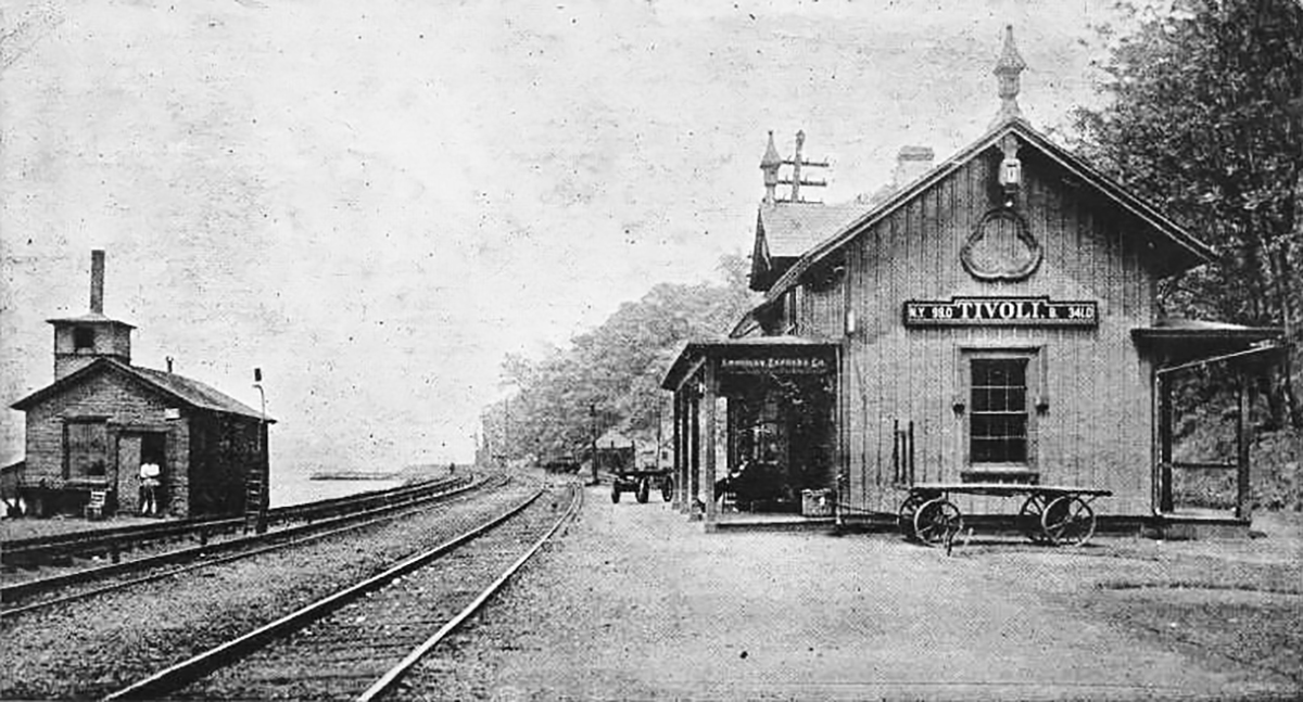 Train Station, Tivoli NY, Dutchess County 1906